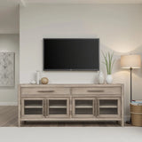 Cypress Lane - TV Stand Console - White Oak - Furniture Home Direct