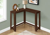 Corner Accent Console Table For Entryway, Contemporary & Modern - Cherry - Furniture Home Direct