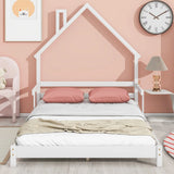 House-Shaped Headboard Bed With Handrails, Slats - Furniture Home Direct