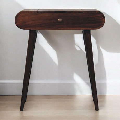 Mini Dressing Table With Foldable Mirror - Furniture Home Direct