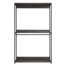 Monica - Farmhouse Industrial Wood Walk In Closet