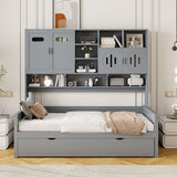 Daybed With All-In-One Cabinet And Shelf - Furniture Home Direct