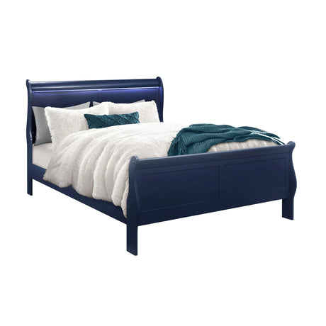 Charlston - 5 Piece Bedroom Set With LED Headboard - Furniture Home Direct