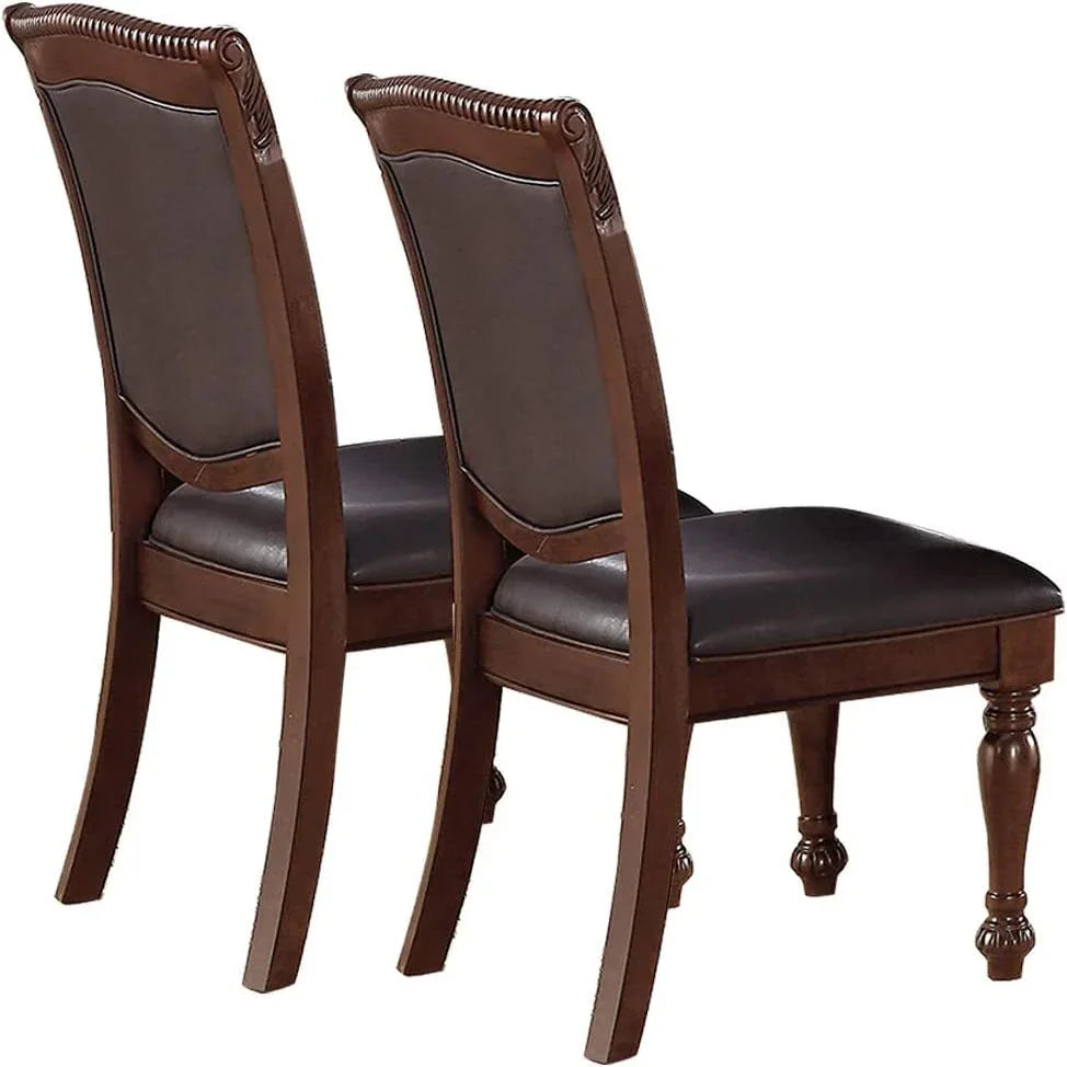 9 Pc Majestic Dining Room Set With Leaf, 2 Arm Chairs And 6 Side Chairs - Furniture Home Direct