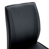 Dining Set Round Table With Upholstered Chairs Black - Furniture Home Direct