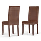 Acadian - Upholstered Parson Dining Chair (Set of 2) - Furniture Home Direct