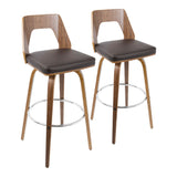 Trilogy - Mid Century Modern Barstool (Set of 2) - Furniture Home Direct