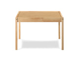 Della - 3 Piece Solid Wood Kids Table & Two Chair Set - Natural - Furniture Home Direct