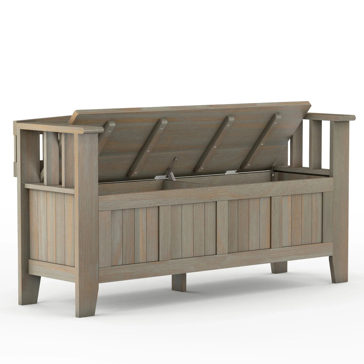 Acadian - Entryway Storage Bench, Handcrafted - Furniture Home Direct
