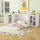 Murphy Bed With Shelves, Cabinets And USB Ports - Furniture Home Direct
