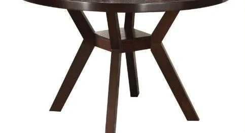 Drake - 5 Pieces Dining Room Set - Espresso / Gray - Furniture Home Direct