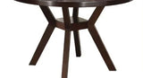 Drake - 5 Pieces Dining Room Set - Espresso / Gray - Furniture Home Direct