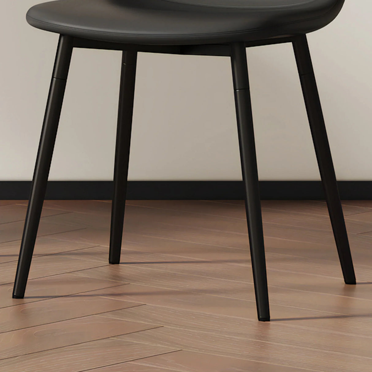 Dining Set Glass Table With 8 Cushioned Chairs Black - Furniture Home Direct