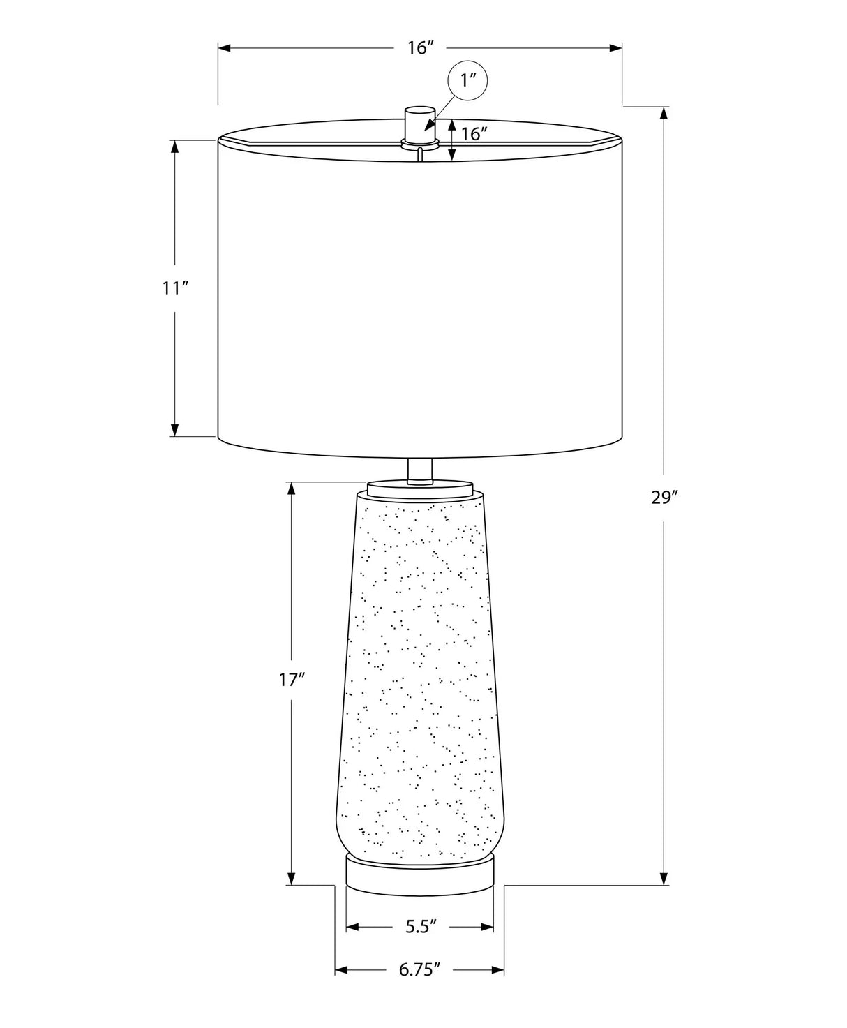 Lighting, Table Lamp, Resin, Modern - Gray - Furniture Home Direct
