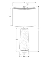 Lighting, Table Lamp, Resin, Modern - Gray - Furniture Home Direct