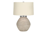 Lighting, Table Lamp, Concrete, Resin, Contemporary - Cream - Furniture Home Direct