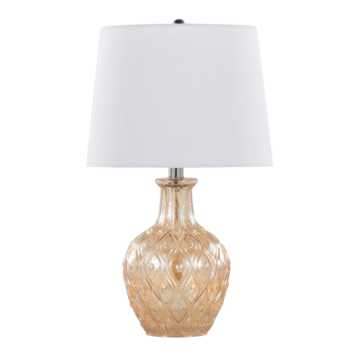 Gloria - Round Contemporary Lamp (Set of 2) - Furniture Home Direct