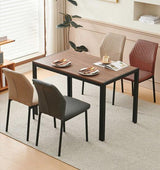 Dining Chairs Living Room Chair Modern Kitchen Armless Side Chair With Metal Legs - Furniture Home Direct