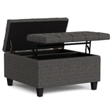 Harrison - Upholstered Coffee Table Storage Ottoman - Furniture Home Direct