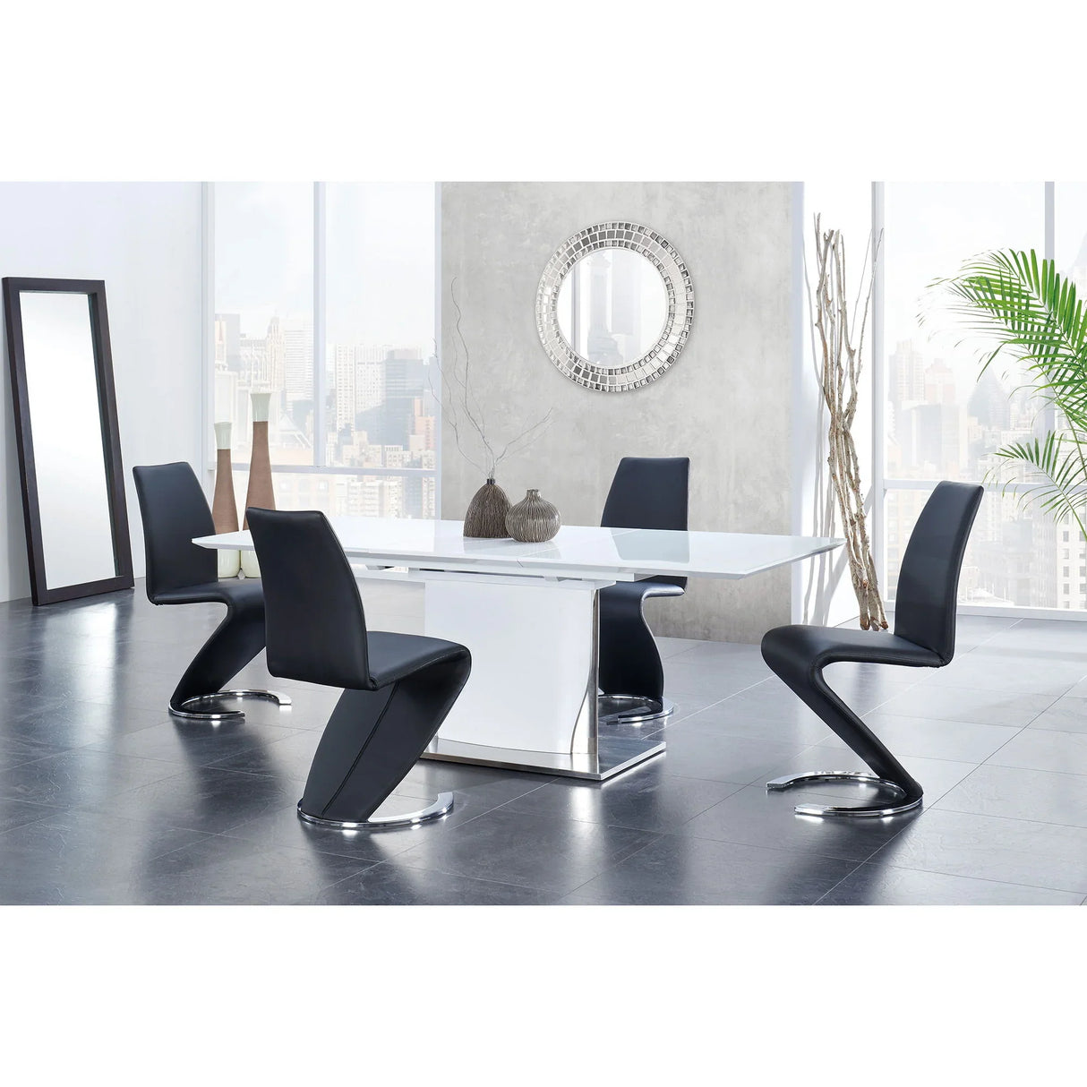 Marcus - Horseshoe Dining Chairs (Set of 2) - Furniture Home Direct