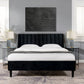 Aspen - Vertical Tufted Modern Headboard Platform Bed Set - Furniture Home Direct