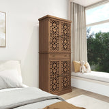 4 Door Cabinet With 1 Drawer, With 4 Adjustable Inner Shelves, Storage Cabinet - Furniture Home Direct