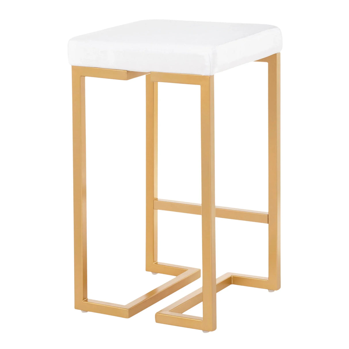 Midas - Contemporary / Glam Counter Stool (Set of 2) - Furniture Home Direct