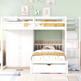 Bunk Bed With Wardrobe, Drawers - Furniture Home Direct