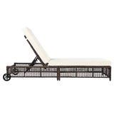 Outdoor Lounge Chair - Beige - Furniture Home Direct