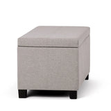 Dover - Upholstered Storage Ottoman Bench - Furniture Home Direct