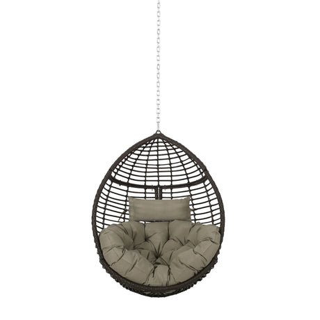 Morris Teardrop - Hanging Chair With Chain And Water Resistant Cushions
