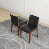 Laura - Mid-Century Modern Solid Wood Dining Chair (Set of 2) - Furniture Home Direct