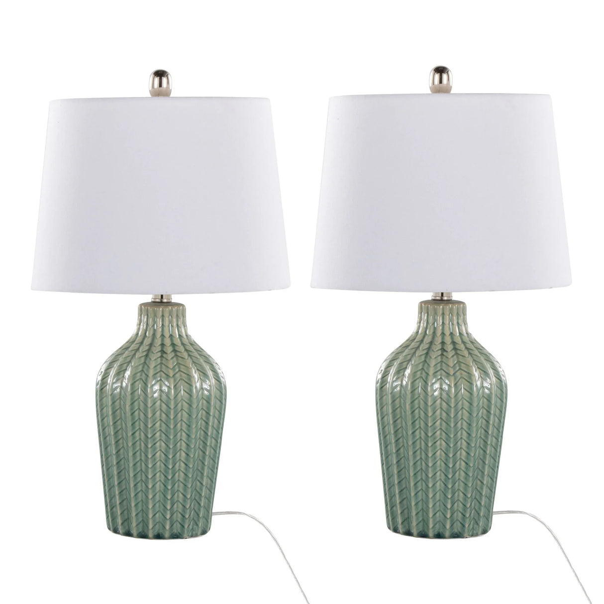 Rockwell - Contemporary Table Lamp (Set of 2) - Furniture Home Direct