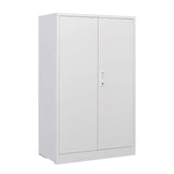 Metal Storage Cabinet With Locking Doors And Adjustable Shelf, Folding Filing Storage Cabinet, Folding Storage Locker Cabinet For Home Office, School, Garage - Furniture Home Direct