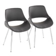 Fabrico - Mid Century / Modern Dining Chair (Set of 2) - Furniture Home Direct
