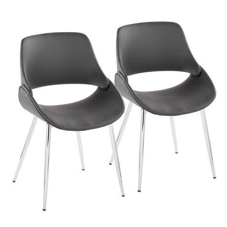 Fabrico - Mid Century / Modern Dining Chair (Set of 2) - Furniture Home Direct