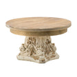 Cake Stand, Cake Plate With Magnesium Base - Cream / Brown - Furniture Home Direct