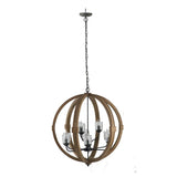 Chandelier, Hanging Light Fixture With Adjustable Chain For Kitchen, Bulb Not Included - Furniture Home Direct