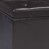 Hamilton - Upholstered Lift Top Rectangular Storage Ottoman - Furniture Home Direct