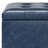 Cosmopolitan - Upholstered Storage Ottoman - Furniture Home Direct