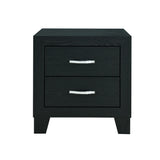 Carlos - Nightstand - Black - Furniture Home Direct