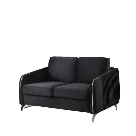 Hathaway - Velvet Modern Chic Loveseat Couch - Furniture Home Direct