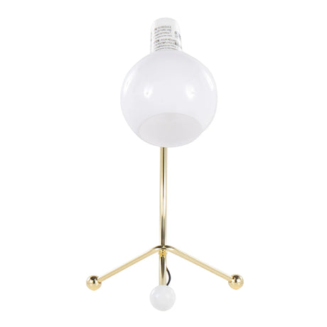 Eileen - Contemporary Task Lamp - Gold / White - Furniture Home Direct