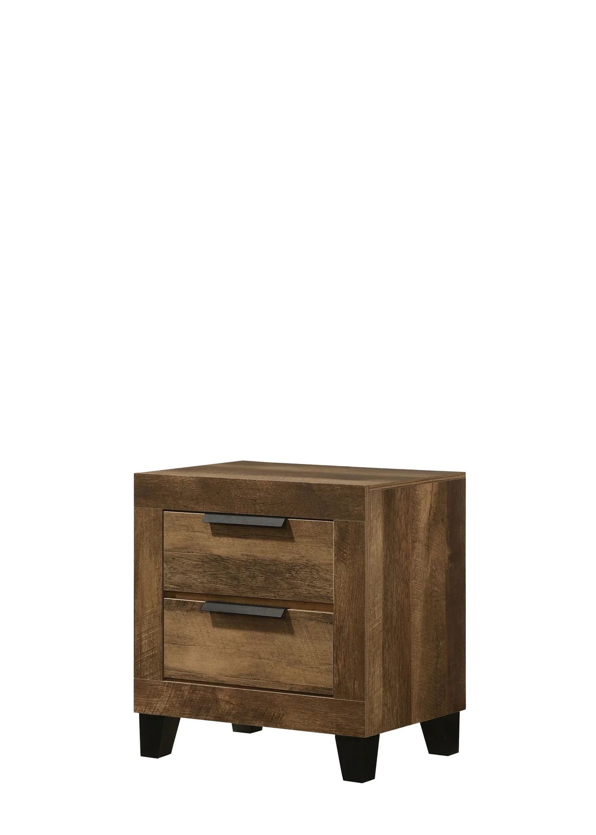 Morales - Rustic Nightstand - Oak - Furniture Home Direct