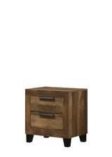 Morales - Rustic Nightstand - Oak - Furniture Home Direct