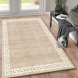 Toucan - Washable Non - Slip Area Rug - Beige - Furniture Home Direct