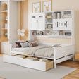 Daybed With All-In-One Cabinet And Shelf - Furniture Home Direct