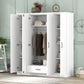4 Door Wardrobe With 1 Drawer - Furniture Home Direct