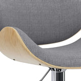 Marana - Handcrafted Bentwood Adjustable Swivel Bar Stool - Furniture Home Direct