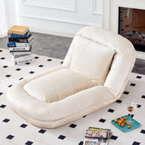 Contemporary Folding Sofa Chair With 5 Adjustable Positions For Gaming, Meditation, And Relaxation - Furniture Home Direct